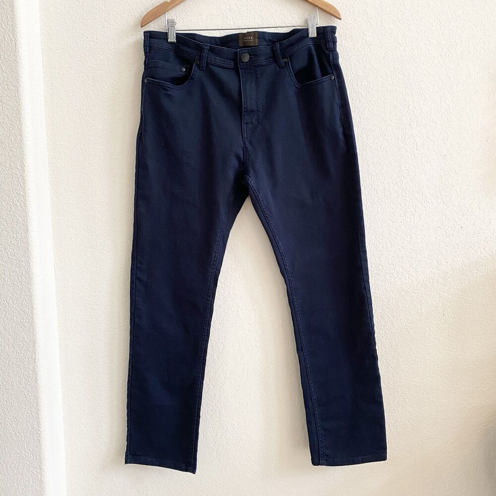 Jachs‎ New York Traveler 5 Pocket Pants Blue Mens Size 38X30 Jeans Stretch